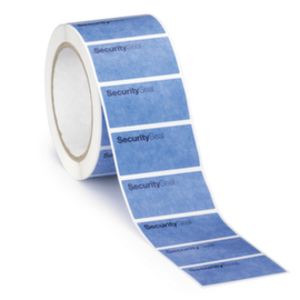 Rechthoekig veiligheidsetiket van papier Raja 60 x 30 mm