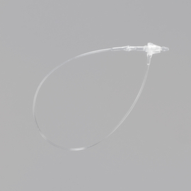 Doorschijnende veiligheidssluiting met permanente sluiting 12,5 cm