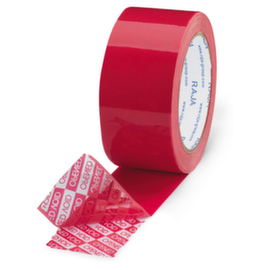 Rode veiligheidstape Raja 50mm x 50m