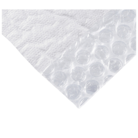 Transparante fleece bubble luchtkussenfolie 130 cm x 100 m