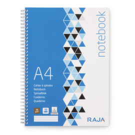 Spiraalblok Standaard 210 X 297 mm geruit 5 x 5 mm Raja