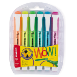 Assortiment fluo markeerstiften Stabilo Swing Cool