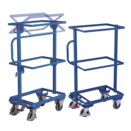 transportwagen voor bakken voor euronorm-bakken