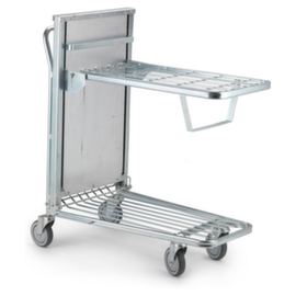 Winkelwagen met flexibele plank
