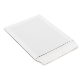 Witte bordrugenvelop met zelfklevende sluiting 45x65 cm