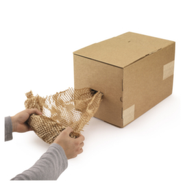 Honingraatpapier in dispenserdoos