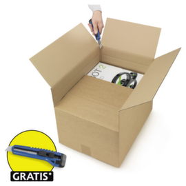 Doos met variabele vulhoogte 31x22x10/20 cm