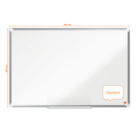 Whiteboard met gelakt oppervlak Nobo Premium Plus 60 x 90 cm
