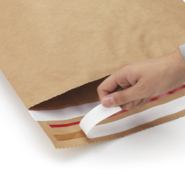 Kraftpapieren envelop met retoursluiting 48 x 60 cm