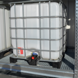 Lacont Roostervloer voor stelling voor gevaarlijke stoffen, breedte x diepte 2680 x 1100 mm